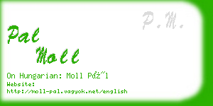 pal moll business card